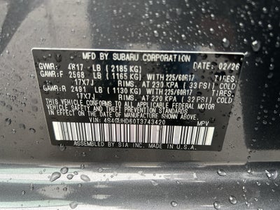 2026 Subaru CROSSTREK Premium