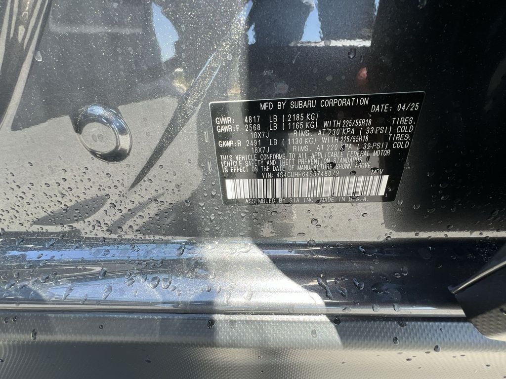 2025 Subaru Crosstrek Sport