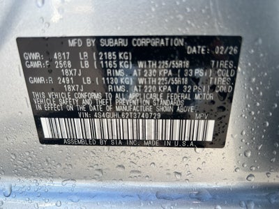 2026 Subaru CROSSTREK Limited