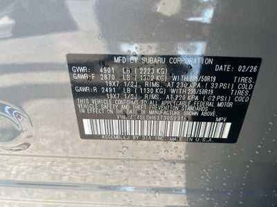 2026 Subaru FORESTER Sport