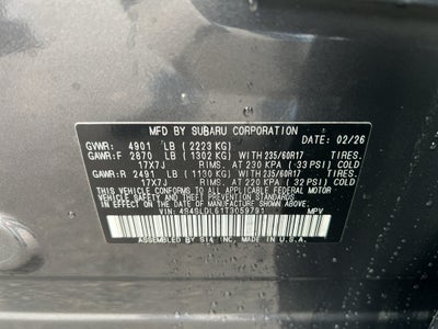 2026 Subaru FORESTER Wilderness