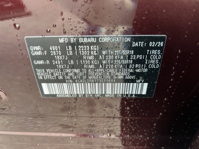 2026 Subaru FORESTER Limited