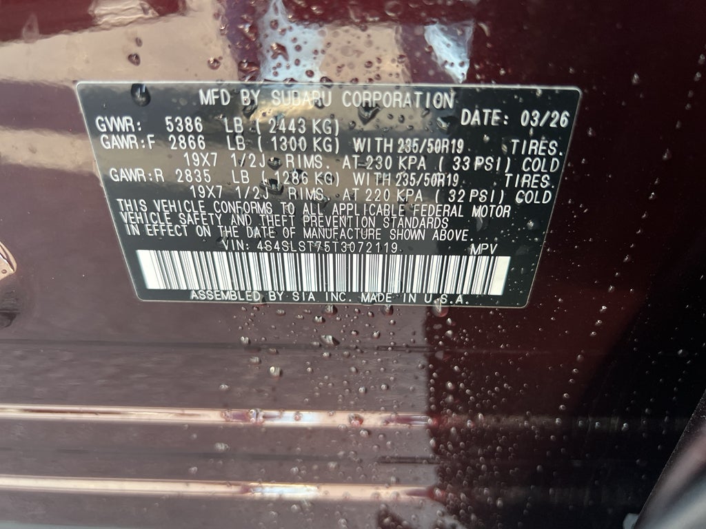 2026 Subaru FORESTER Touring Hybrid