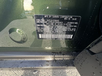 2026 Subaru OUTBACK Limited