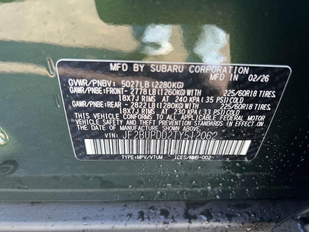 2026 Subaru OUTBACK Limited