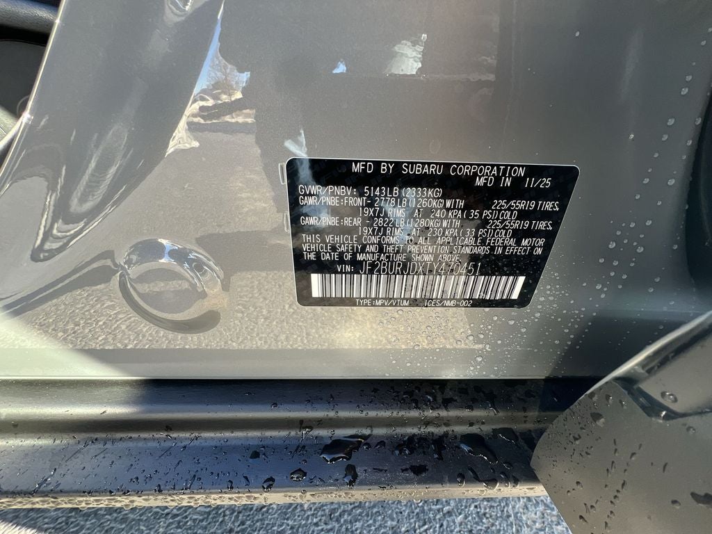 2026 Subaru OUTBACK Touring XT