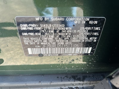 2026 Subaru OUTBACK Wilderness