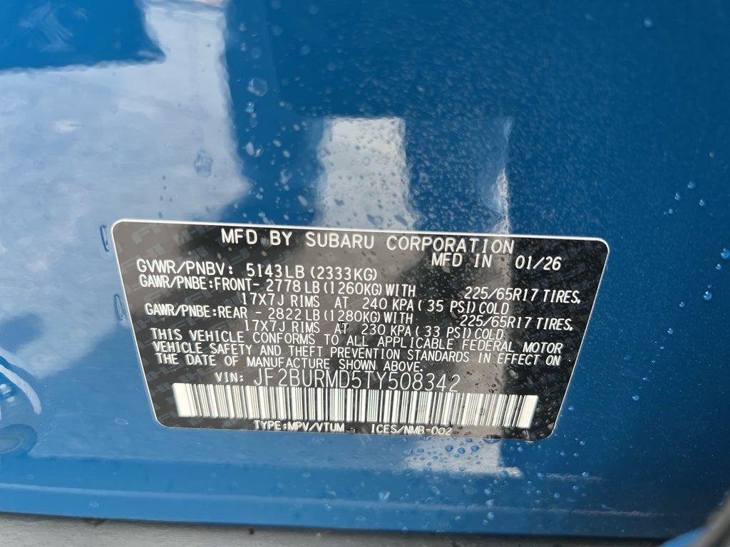 2026 Subaru OUTBACK Wilderness