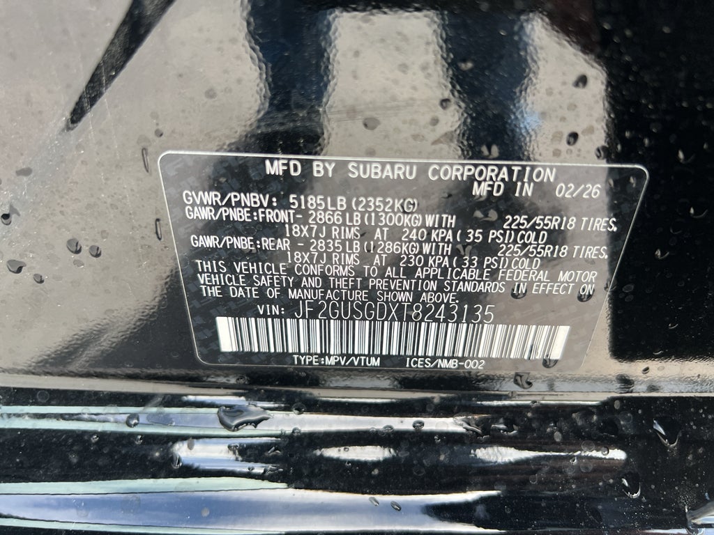 2026 Subaru CROSSTREK Sport Hybrid