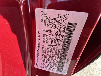 2020 Honda Accord EX-L