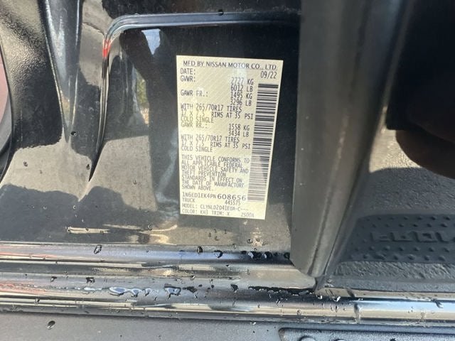 2023 Nissan Frontier PRO-4X