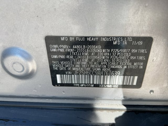 2010 Subaru Forester 2.5X Premium