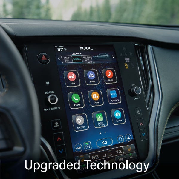 An 8-inch available touchscreen with the words &ldquo;Ugraded Technology&ldquo;. | Wackerli Subaru in Idaho Falls ID