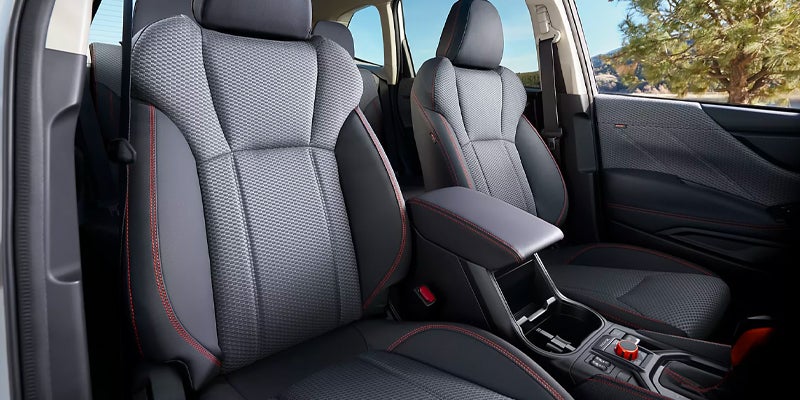 Subaru Forester interior seats with premium upholstery.