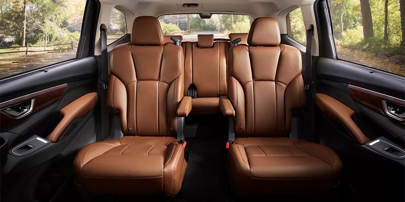 Subaru Ascent second-row captain’s chairs interior.