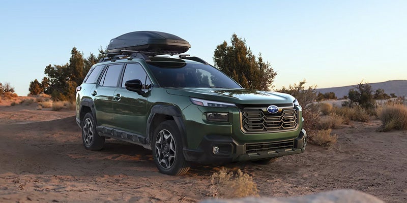 Subaru Outback in wooded area in Idaho Falls, ID
