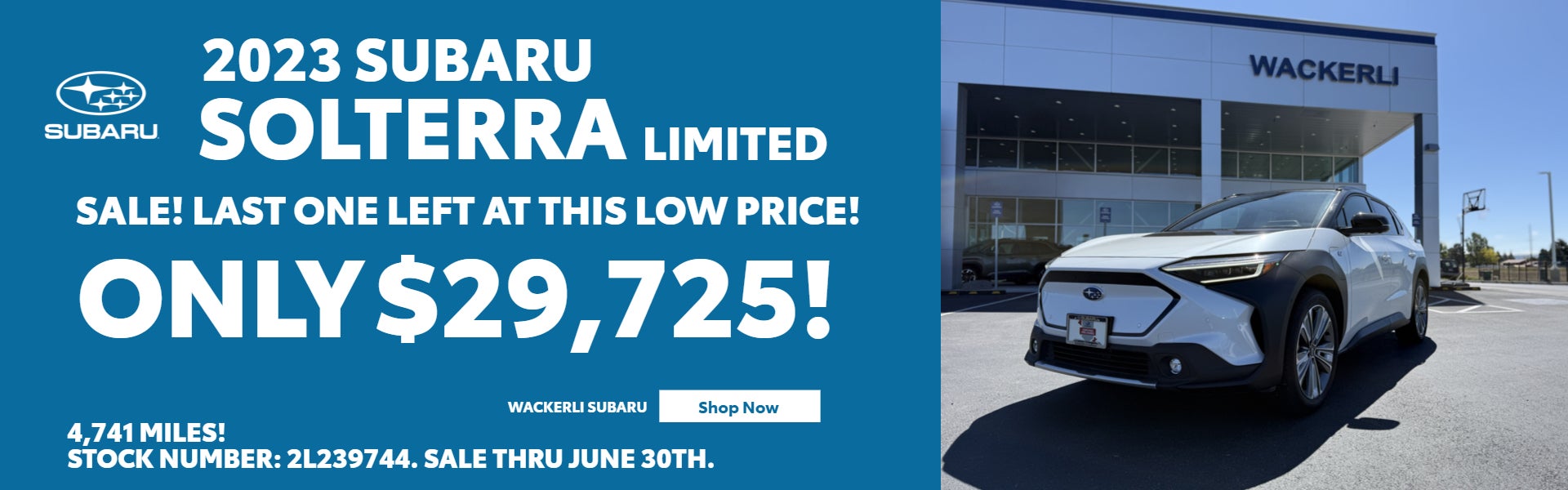 2023 Solterra Limited Sale! Last one left at this Low P