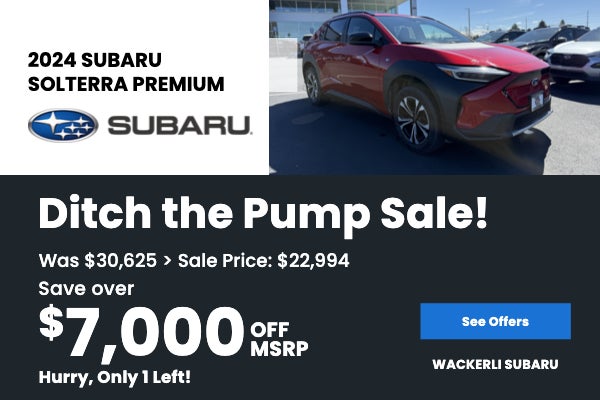  Ditch the Pump Sale!
