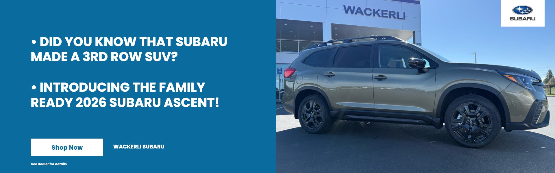 Did You Know that Subaru made a 3rd row SUV?