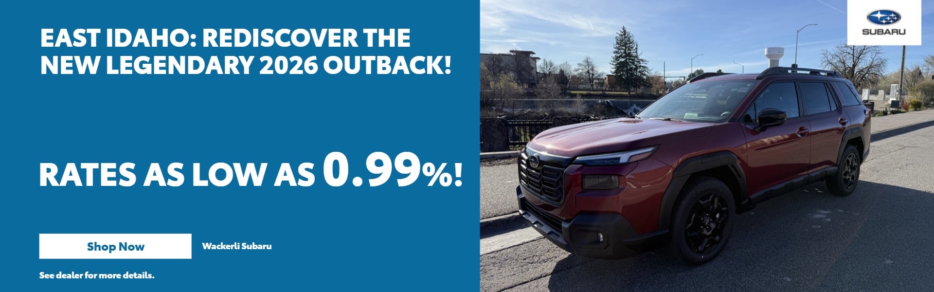 East Idaho: Rediscover the New Legendary 2026 Outback!