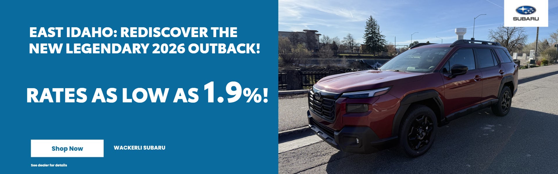 East Idaho: Rediscover the New Legendary 2026 Outback!