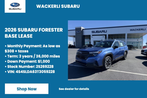 2026 Subaru Forester Base Lease